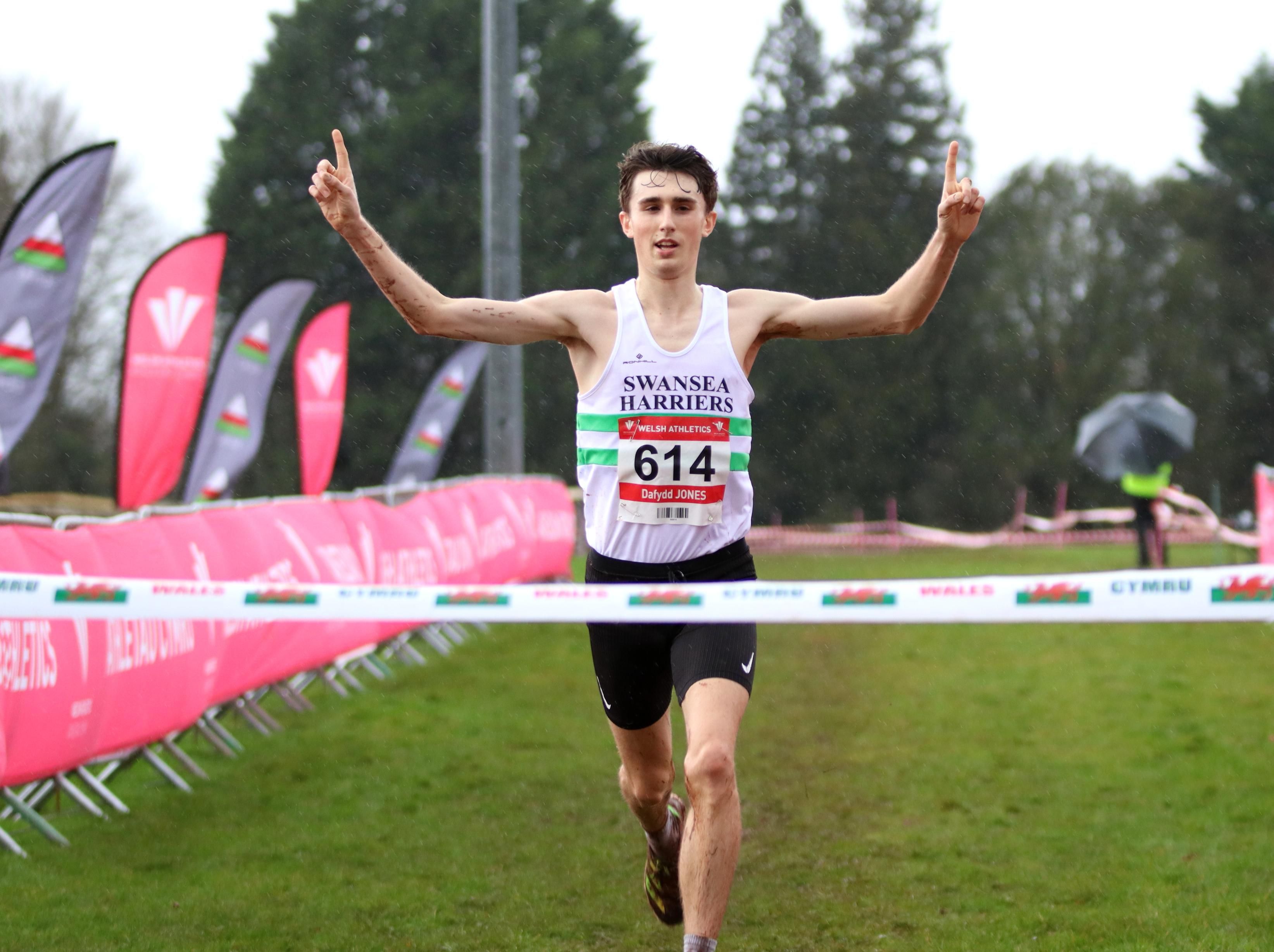 Welsh Cross Country Champs 24 - Under 20 men's winner Dafydd Jones - Credit Owen Morgan.jpg