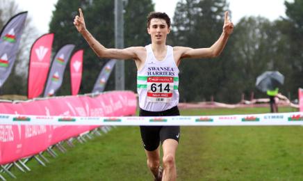 Welsh Cross Country Champs 24 - Under 20 men's winner Dafydd Jones - Credit Owen Morgan.jpg
