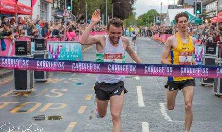 Dewi Griffiths winning the Cardiff 5k Race for Victory 2024.jpg